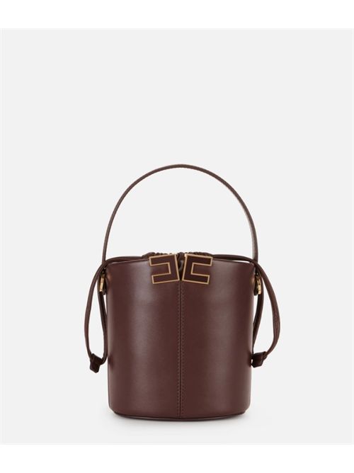 BUCKET BAG ELISABETTA FRANCHI | BS92A61E2644 cacao
